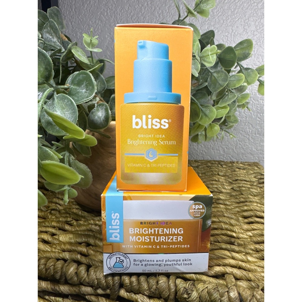 Bliss Bright‎ Idea Vitamin C Tri Peptide Brightening Serum & Moisturizer Set